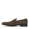 Taupe suède klassieke loafers