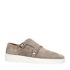 Taupe suède monk sneakers