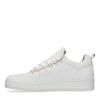 Witte suède sneakers