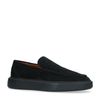 Zwarte suède loafers