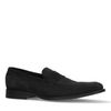 Zwarte suède penny loafers