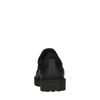 Zwarte suède sneakers met grove zool
