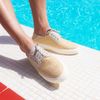 Taupe canvas sneakers