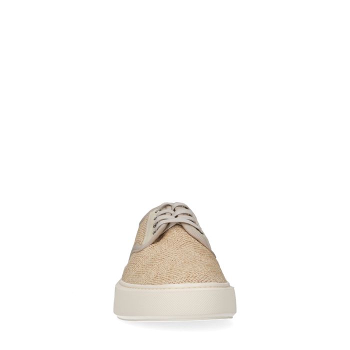 Taupe canvas sneakers