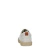 Beige canvas sneakers met print