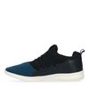 Donkerblauwe lage sneakers