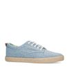 Blauwe canvas sneakers