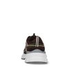 Bruine nubuck sneakers met suède