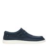 Bullboxer Navy veterschoenen van textiel