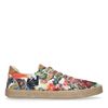 Veterschoenen met bloemenprint