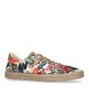 Veterschoenen met bloemenprint