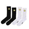 Zwarte en witte set smiley sokken