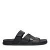 Schwarze Sandalen mit Klettverschluss