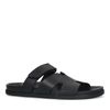 Schwarze Sandalen mit Klettverschluss