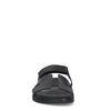 Schwarze Sandalen mit Klettverschluss