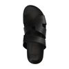 Schwarze Sandalen mit Klettverschluss