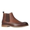 Braune Chelsea Boots aus Leder