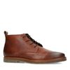 Braune Leder-Schnürboots