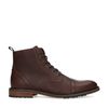 Braune Leder-Schnürboots