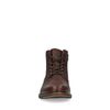Braune Leder-Schnürboots
