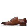 Camelfarbene Lederschnürschuhe