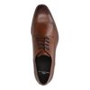 Camelfarbene Lederschnürschuhe