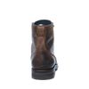 Braune Schnürstiefel mit Ziernaht