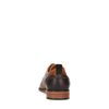 Cognacfarbene Schnürschuhe mit dunklem Akzent