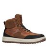 Cognacfarbene Schnürboots aus Leder