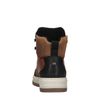 Cognacfarbene Schnürboots aus Leder