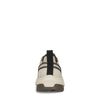 Offwhite Sneaker mit grünen Details