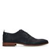 Schwarze Lederschnürschuhe