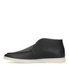 Schwarze Leder-Loafer