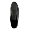 Schwarze Leder-Loafer