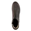 Schwarze Lederboots mit Kunstfellfutter