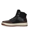 Schwarze Schnürboots aus Leder