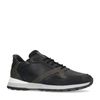 Schwarze Ledersneaker