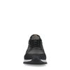 Schwarze Ledersneaker