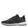 Schwarze Ledersneaker