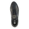 Schwarze Ledersneaker