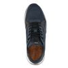 Dunkelblaue Ledersneaker