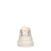 Offwhite Ledersneaker mit Veloursleder-Details