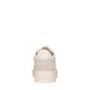 Offwhite Ledersneaker mit Veloursleder-Details