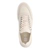 Offwhite Ledersneaker mit Veloursleder-Details