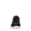 Schwarze Sneaker aus Ledermix