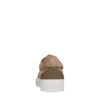 Taupefarbene Veloursleder-Sneaker