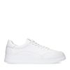 Weiße Ledersneaker