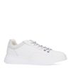 Weiße Ledersneaker