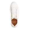 Weiße Ledersneaker