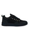 Dunkelblaue Nubuk-Sneaker